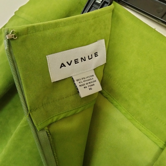 Vintage Avenue Complete Skirt Ensemble Lime Green 14/16 - Picture 5 of 13